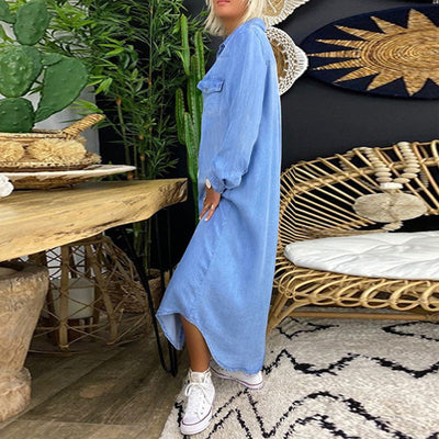Lina™ – Maxikleid aus Denim