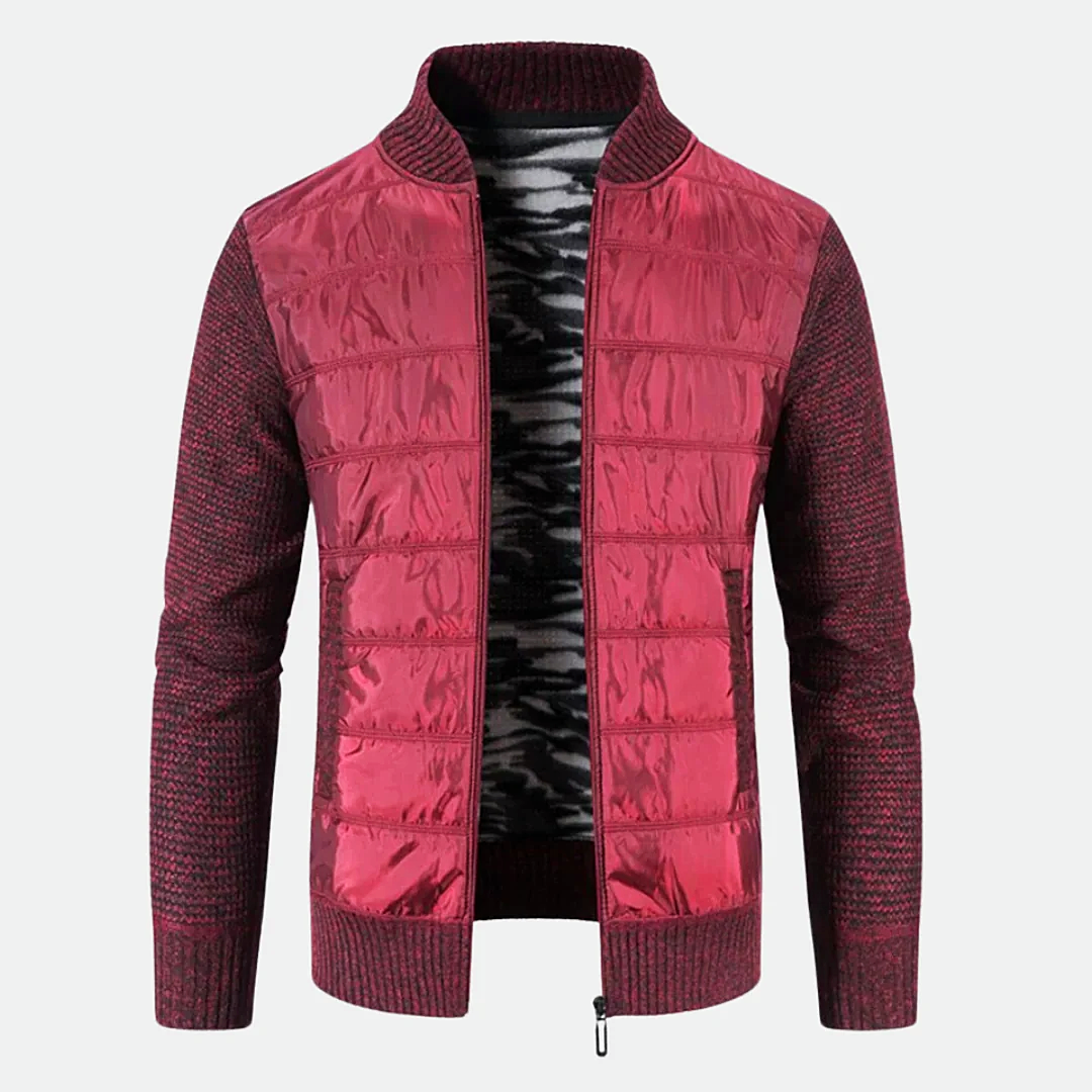 Taras - Strickjacke Herren Wolljacke
