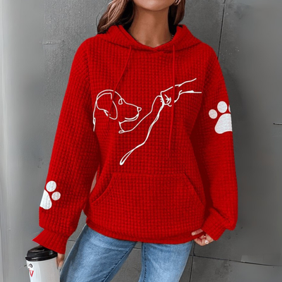 Damen Pullover | Kapuzenpullover mit Aufdruck