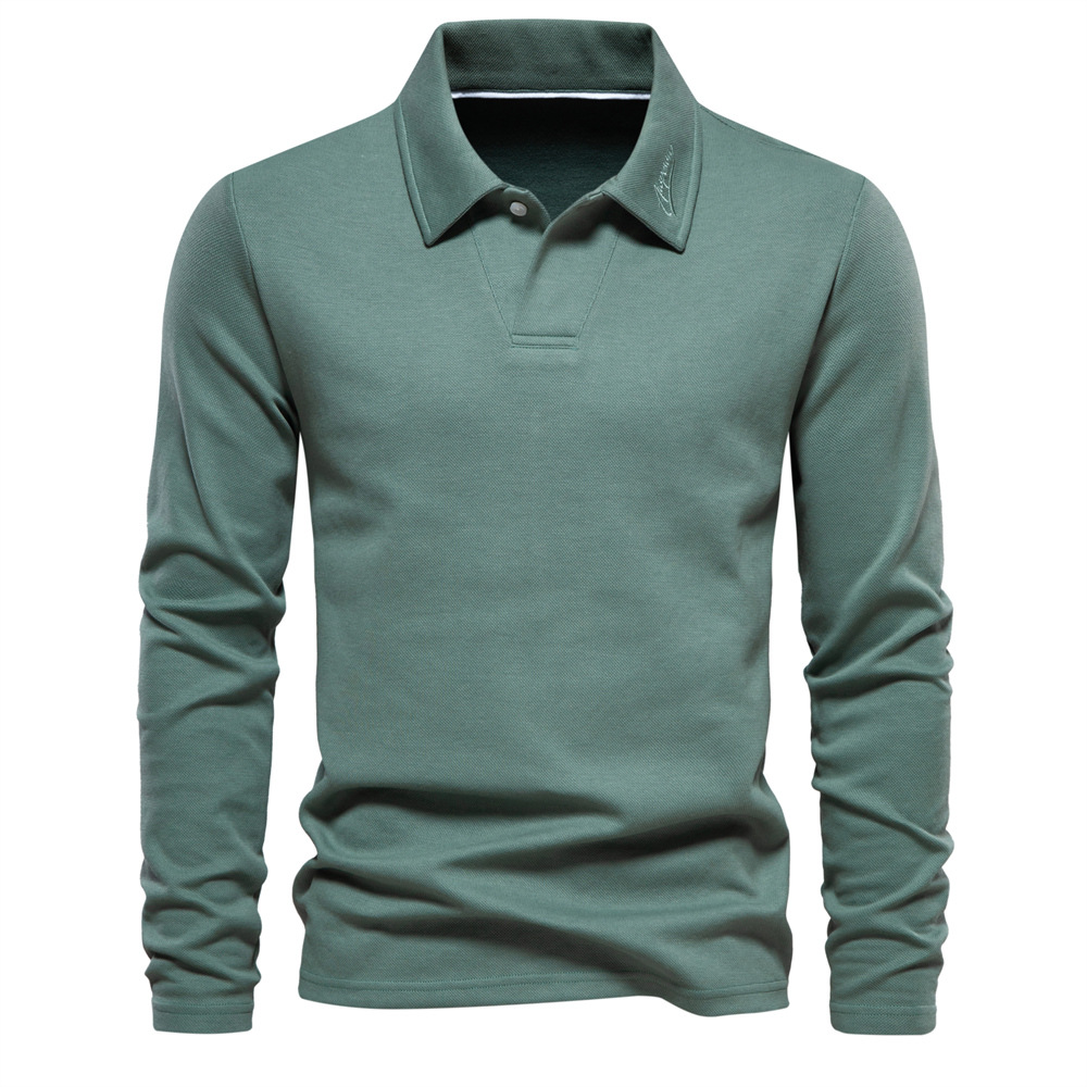 Langarm Poloshirt für Herren – Komfortabel & Zeitlos