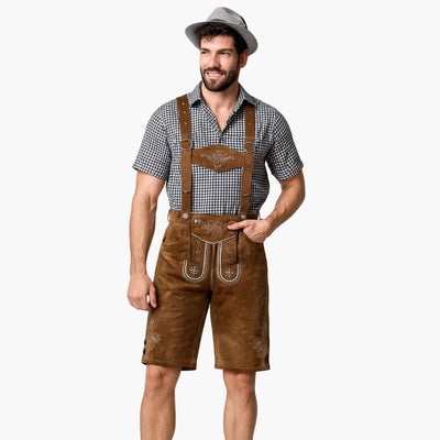 Traditionelle Lederhose für Herren - Oktoberfest 2025
