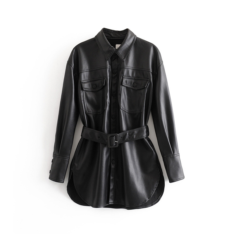Leder Trenchcoat für Damen  – Stilvoll & Zeitlos