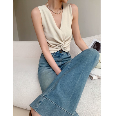 Retro-Washed Jeans im French Style für Damen – Stilvoll & Zeitlos