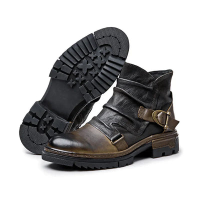 Arjen - Biker Stiefel Aus Leder