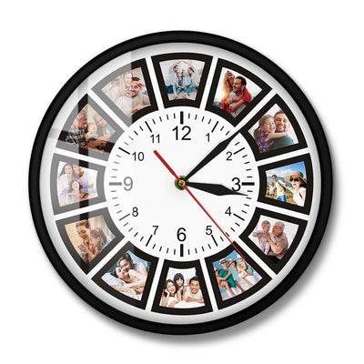 Zendoo | Persönliche Fotocollage Wanduhr