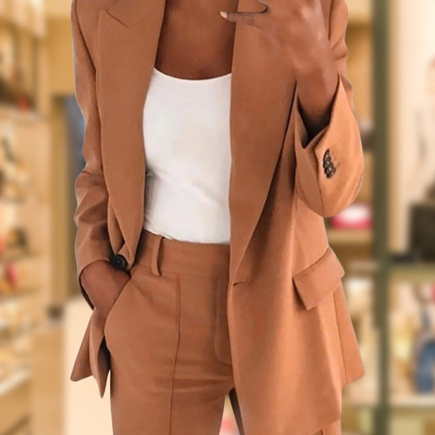 Rosy - Revers Abnehmen Anzug