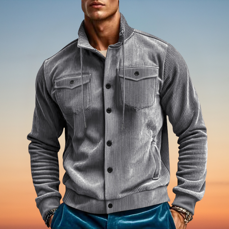 Larry - Jacke Mit Kord Revers