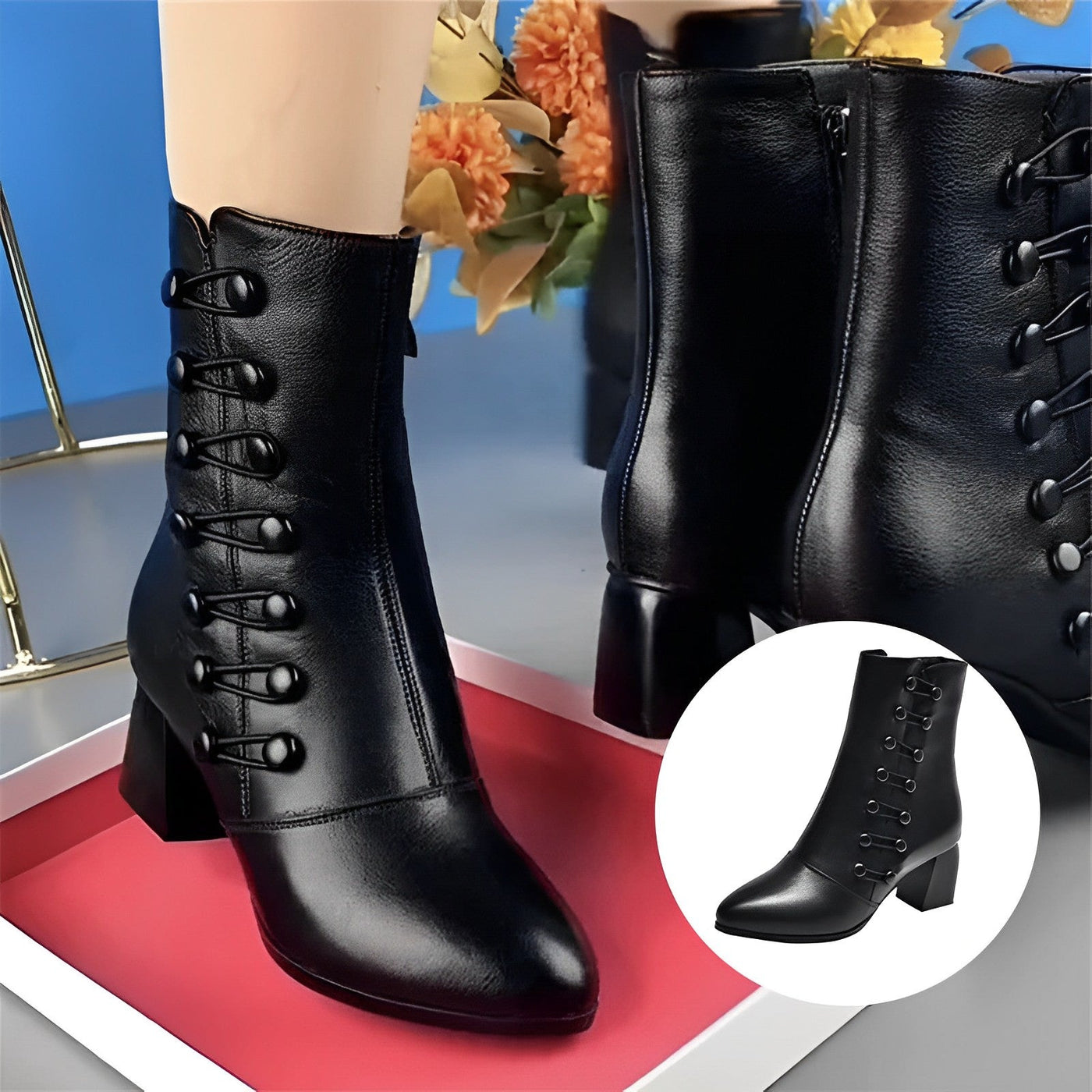 Sabina - Stylische Lederstiefel für Damen