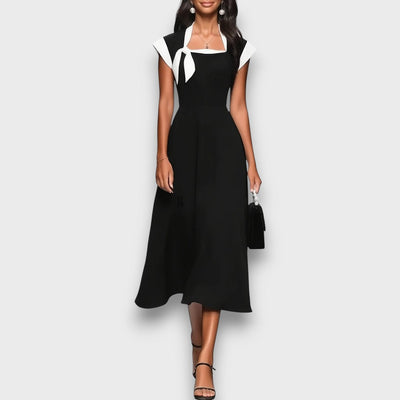 Arlisse – Midi-Kleid mit quadratischem Ausschnitt