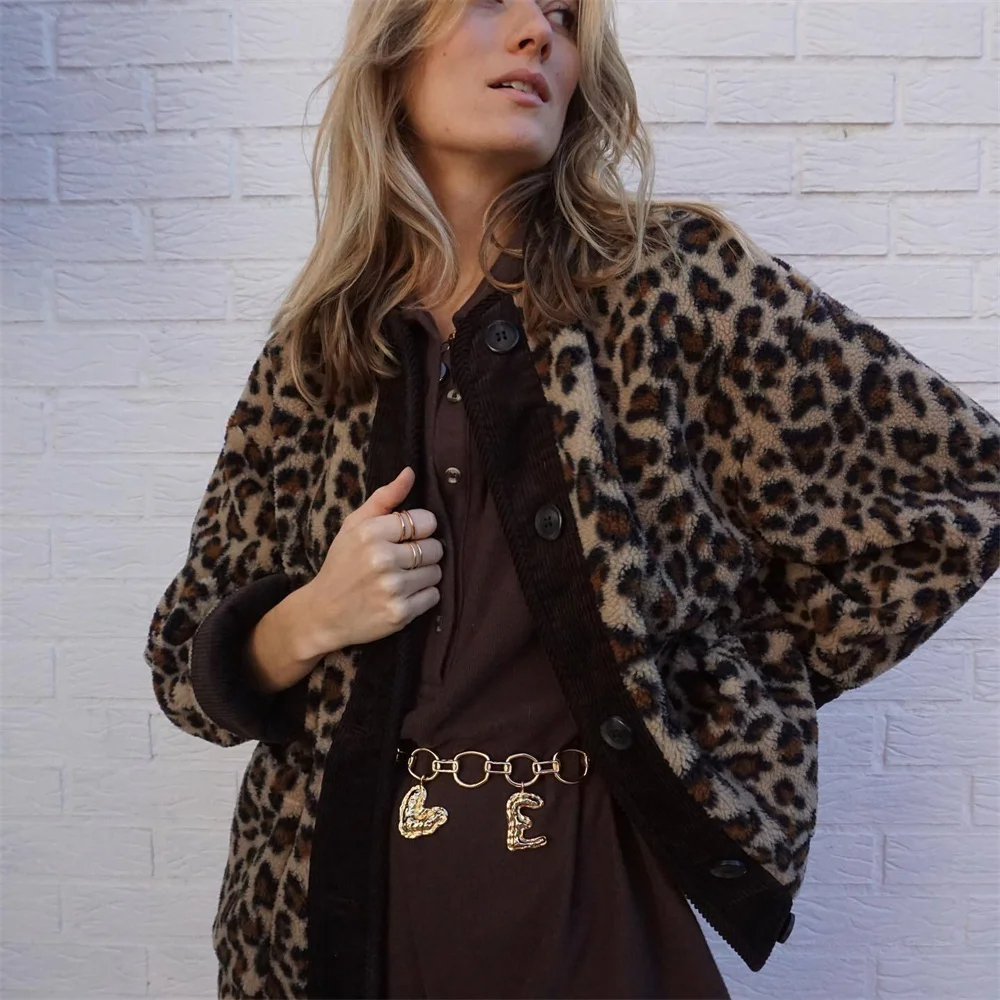 Mia | Leopard Print Jacke für Damen