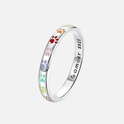 Eleganter Pfoten-Ring aus 925er Sterlingsilber von SENA