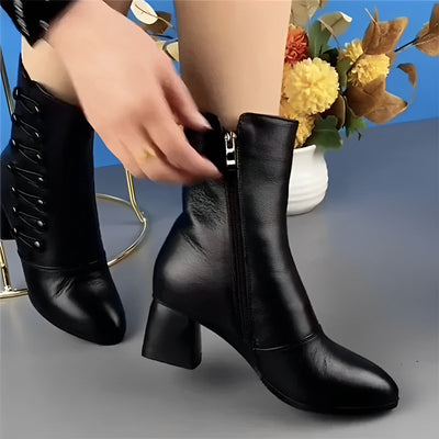 Sabina - Stylische Lederstiefel für Damen