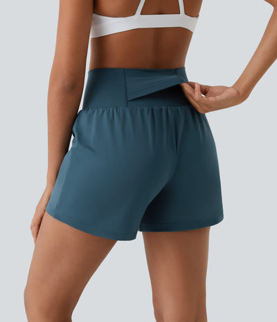 Johanna | Multifunktionale 2-in-1 Yoga-Shorts mit Taschen
