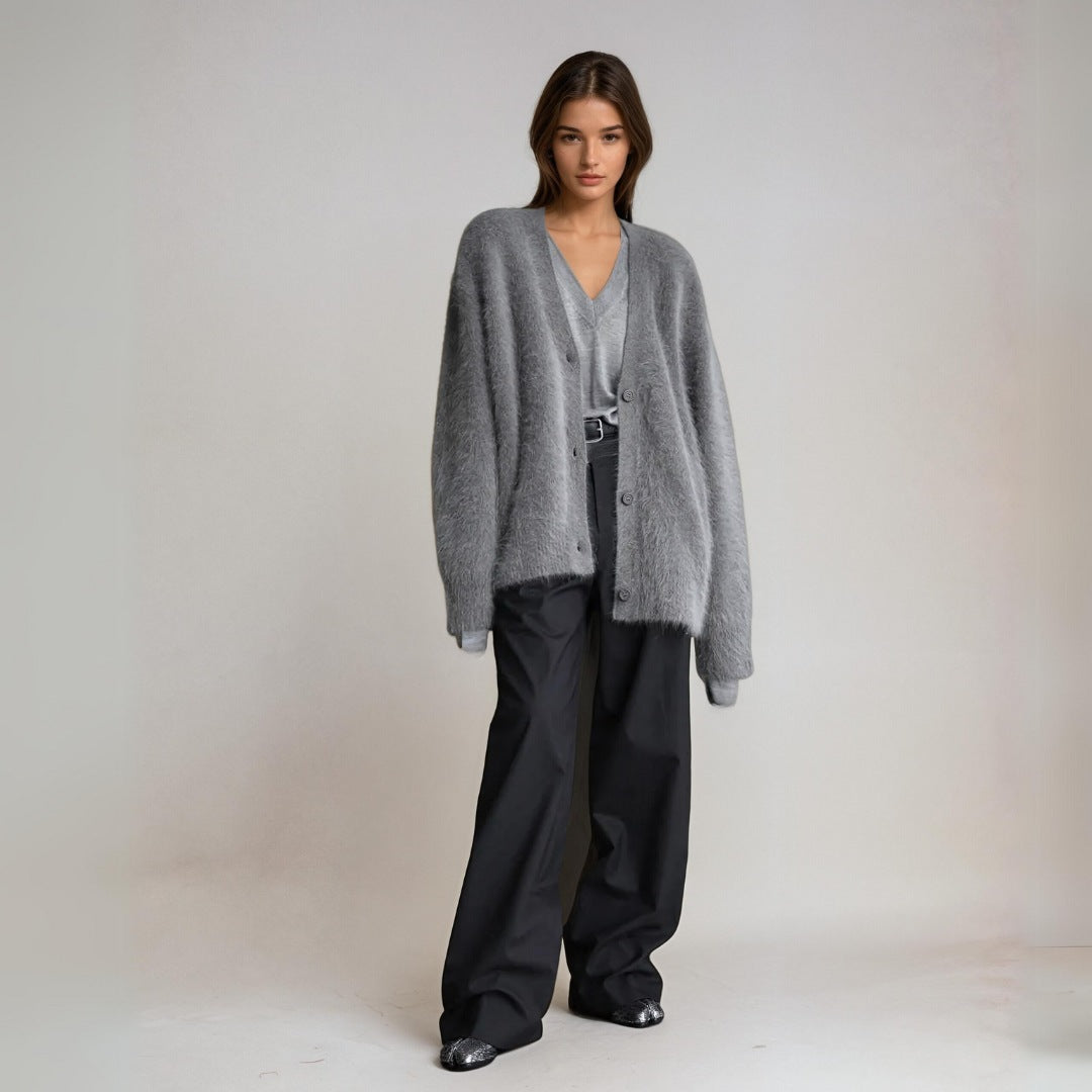 Lina | Warme und weiche Damen-Strickjacke