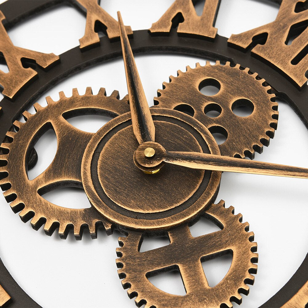 Zendoo | Goldene Eleganz Wanduhr