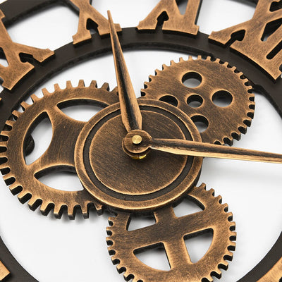 Zendoo | Goldene Eleganz Wanduhr