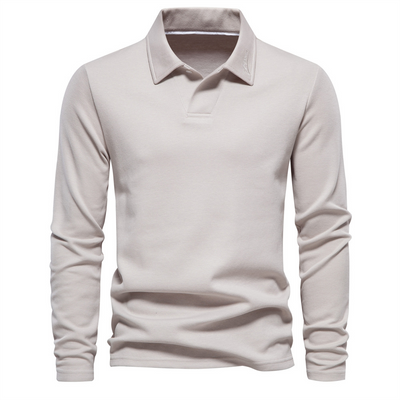 Langarm Poloshirt für Herren – Komfortabel & Zeitlos