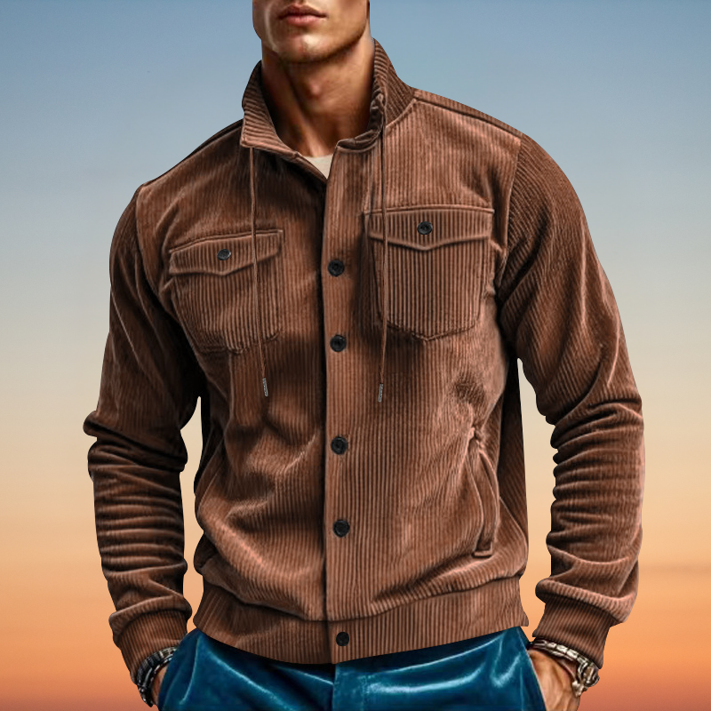 Larry - Jacke Mit Kord Revers