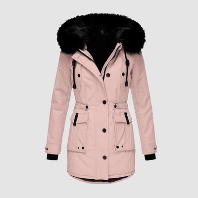 Winterparka mit Knöpfen für Damen