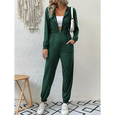 Ladies Luxury Retro Jumpsuit Trainingsanzug & Jogginganzug | Perfekt für jeden Tag tragen