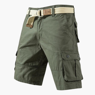 Cargoshorts mit Gürtel und Taschen - für Herren im Freizeitstil