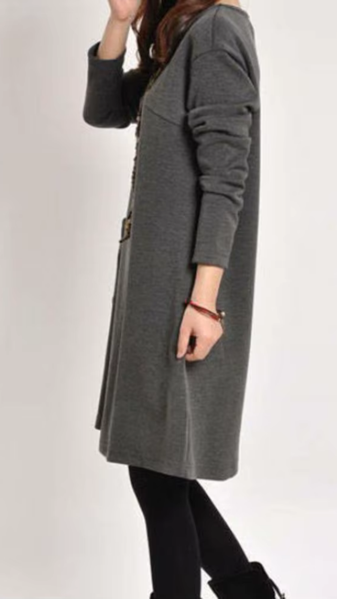 Summer - Lässiges Jerseykleid mit Tasche