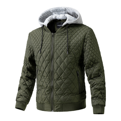 Steppjacke mit Kapuze für Herren