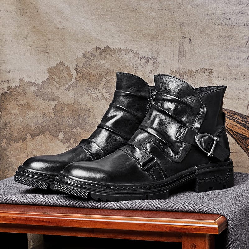 Arjen - Biker Stiefel Aus Leder