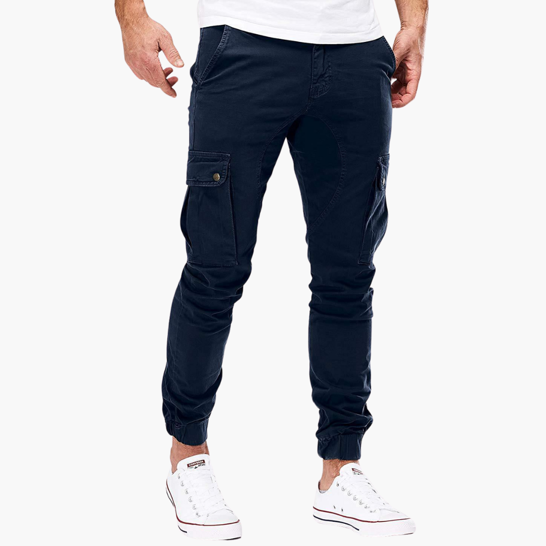 Bequeme Cargohose mit Seitentaschen - Herren Freizeithose