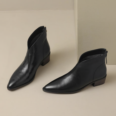 Charline – Elegante  Reißverschlussn Rückseite Stiefeletten