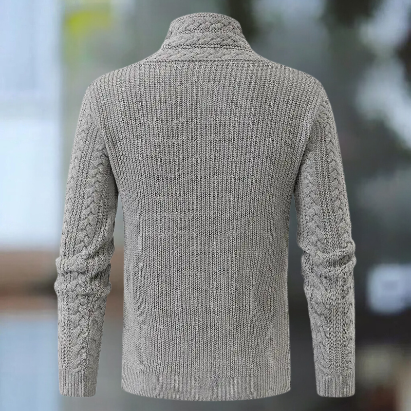 Galen - Langärmeliger Strickpullover