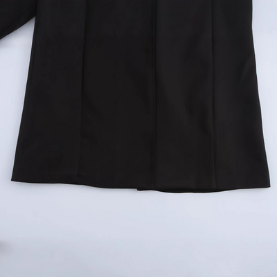 Langer eleganter Damenmantel aus Wolle