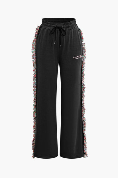 Jade | Freizeit-Set mit Fransen-Details