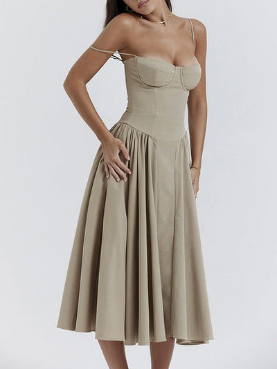 Vivian - Zeitlose Schönheit Midi-Kleid