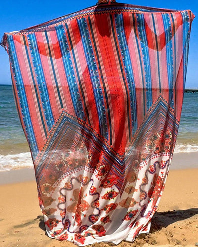 Lizzie® | Bikini-Set mit Batik-Schal