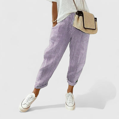 Alex | Gestreifte Hose elegant