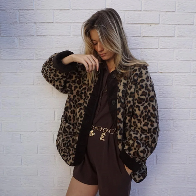 Mia | Leopard Print Jacke für Damen