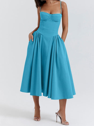 Vivian - Zeitlose Schönheit Midi-Kleid