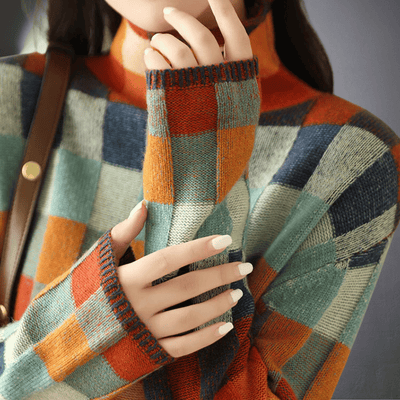 Faiga | Veganer Pullover mit Stehkragen