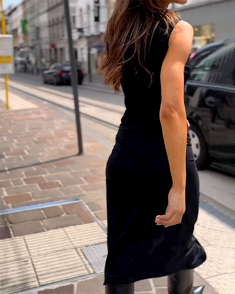 Vela™ - Ärmelloses Langkleid