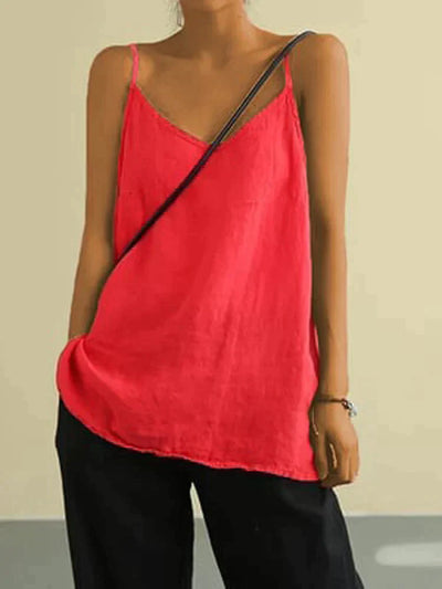 Hedvig - Sommer Leinen Top