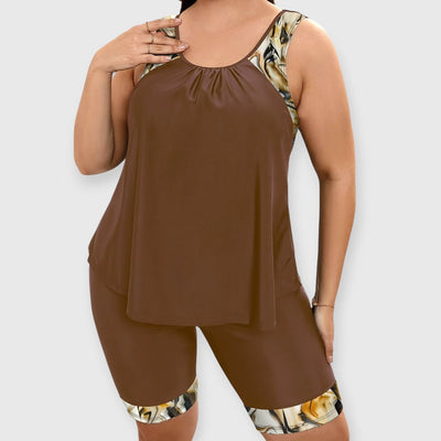 Elsie | Plus Size Tankini Set