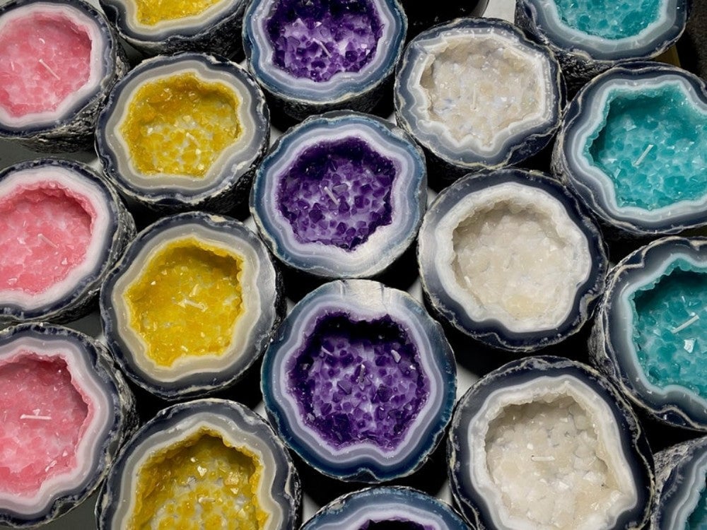 GemLight - Kristalltherapie Energiekerzen Dekoration