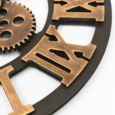 Zendoo | Goldene Eleganz Wanduhr