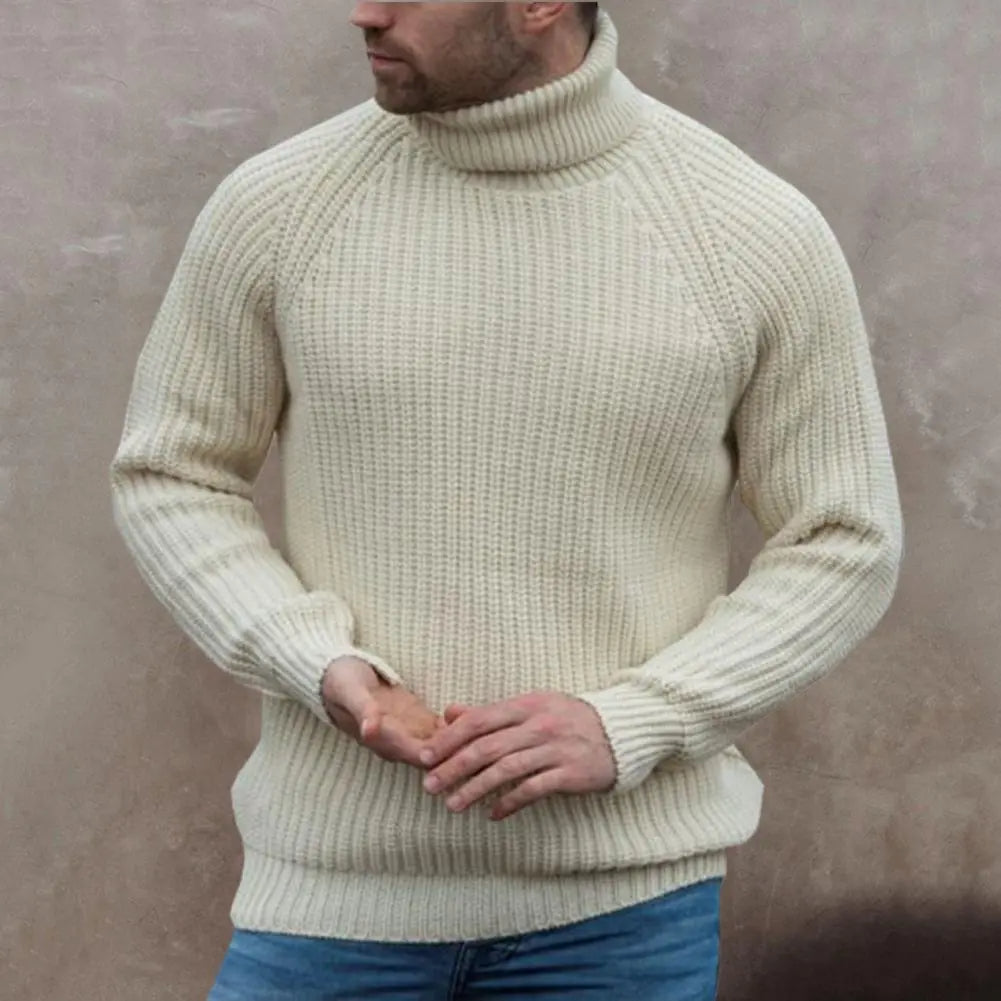 Roger- Beiger Strickpullover für Herren