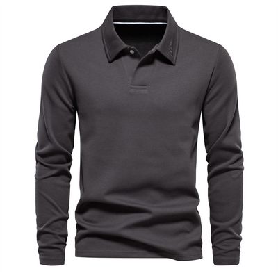 Langarm Poloshirt für Herren – Komfortabel & Zeitlos