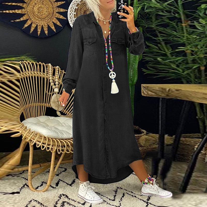 Lina™ – Maxikleid aus Denim