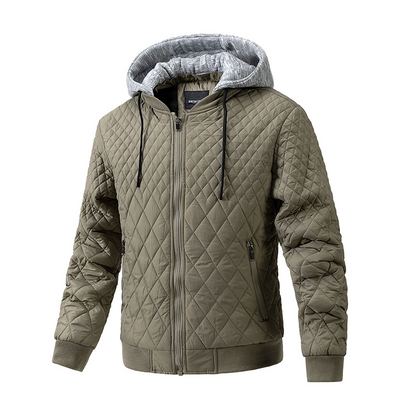 Steppjacke mit Kapuze für Herren