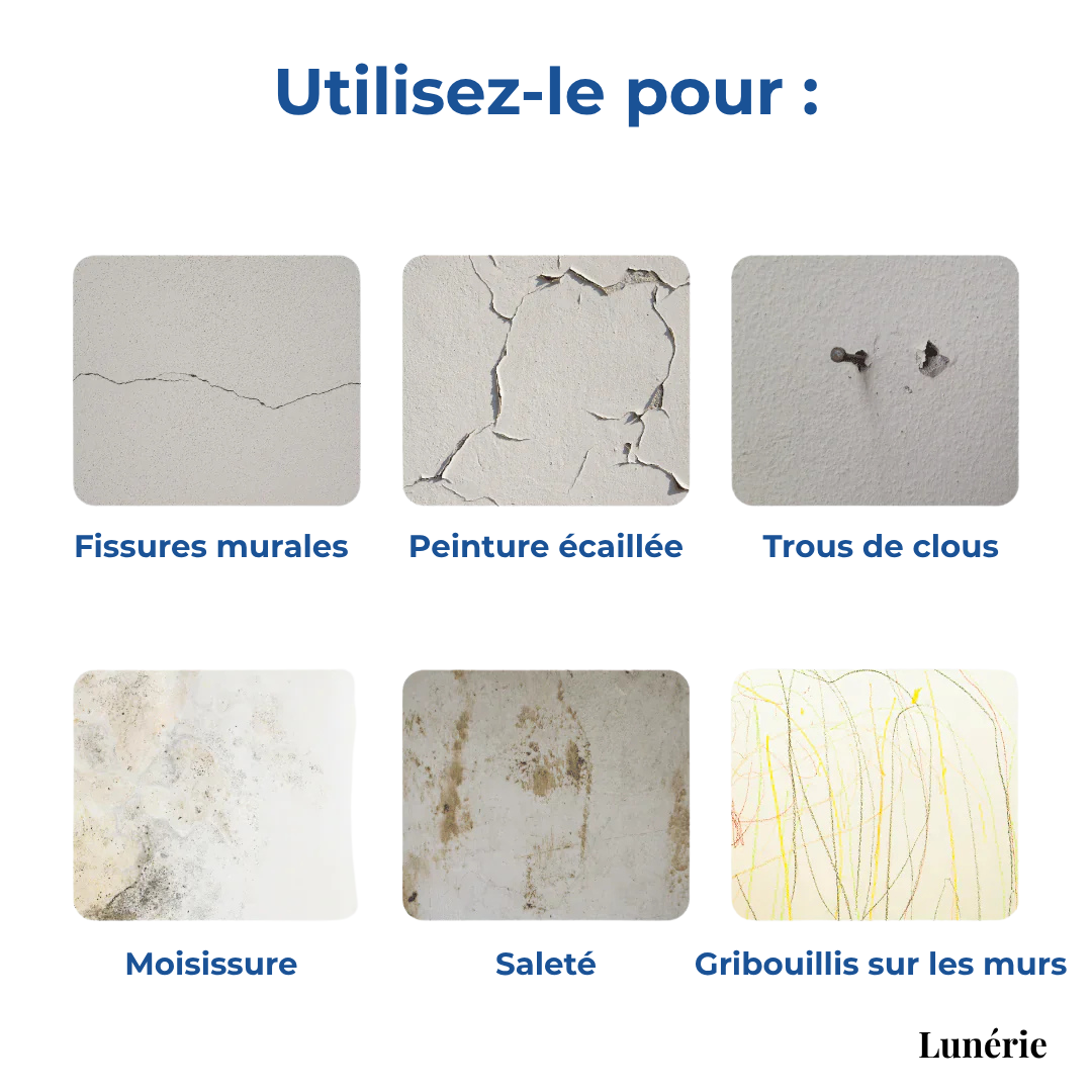 SchnellSpachtel™ Nahtlose Wandrestaurierung