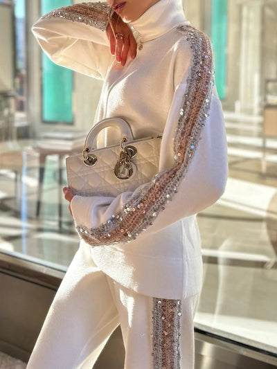 Sophie | Stilvolles Set mit hochgeschlossenem Oberteil